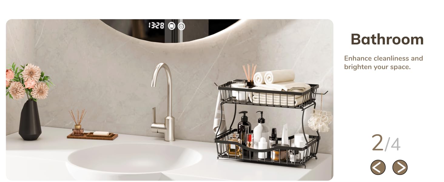 two tier fruit basket