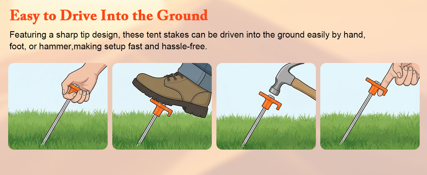 tent stakes