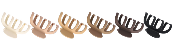 SMKSL 3.5 Inch Medium Hair Claw Clips for Girls