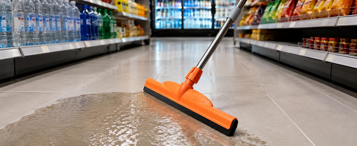 long handle squeegee for shop cleaning