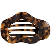 EVITA PERONI Acetate Flat Hair Clip for Women - Thick Flat Claw Clip, Cloud Inspired No Head Pres...