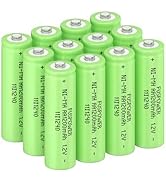 Fuspower Ni-MH AA Rechargeable Batteries AA 1.2V 1200mAh Nimh Rechargeable Batteries for Solar Li...