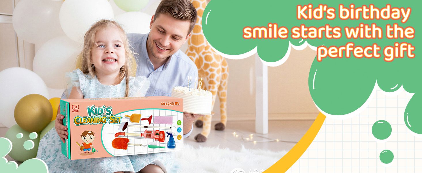kids cleaning toys set