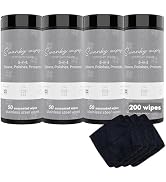 Swanky Stainless Steel Cleaner Wipes - Grime & Grease Remover Kitchen Cleaning Supplies - Clean &...