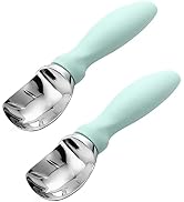 Spring Chef Heavy Duty Ice Cream Scoop with Comfortable Handle, Premium Ice Cream Scooper for Coo...