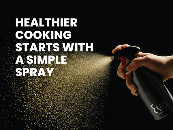 Evo Oil Sprayer 18/8 Stainless Steel, Non-Aerosol for Olive Oil