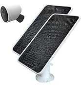 JJMASEE Solar Panel Compatible with SimpliSafe Wireless Outdoor Security Camera,Weatherproof Cont...