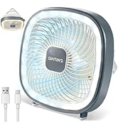 8" Portable Fan for Travel Cruise Approved, 4000mAh Battery Powered Travel Fan for Cruise Ship, 3...