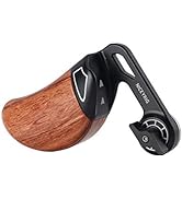 NICEYRIG Wooden Handle Grip with Extension Rosette Mount, Left Side for Sony FS7 FS5 FX9 RED Kine...