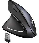 MICOGIMI Left Handed Mouse,Left Handed Ergonomic Mouse, 2.4G USB Wireless Left Handed Vertical Mo...