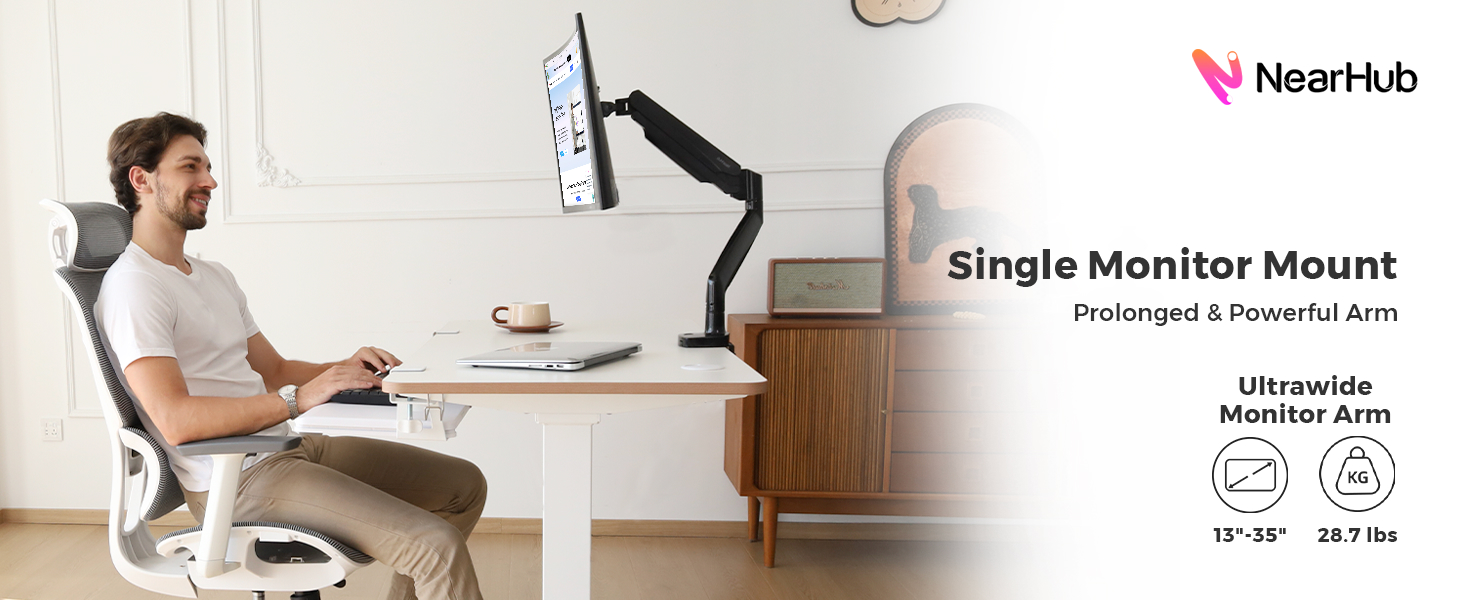 single monitor arm
