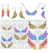 Actvty Wing Resin Molds, Angel Wings Epoxy Casting Silicone Molds for Jewelry Making Earrings, Ne...