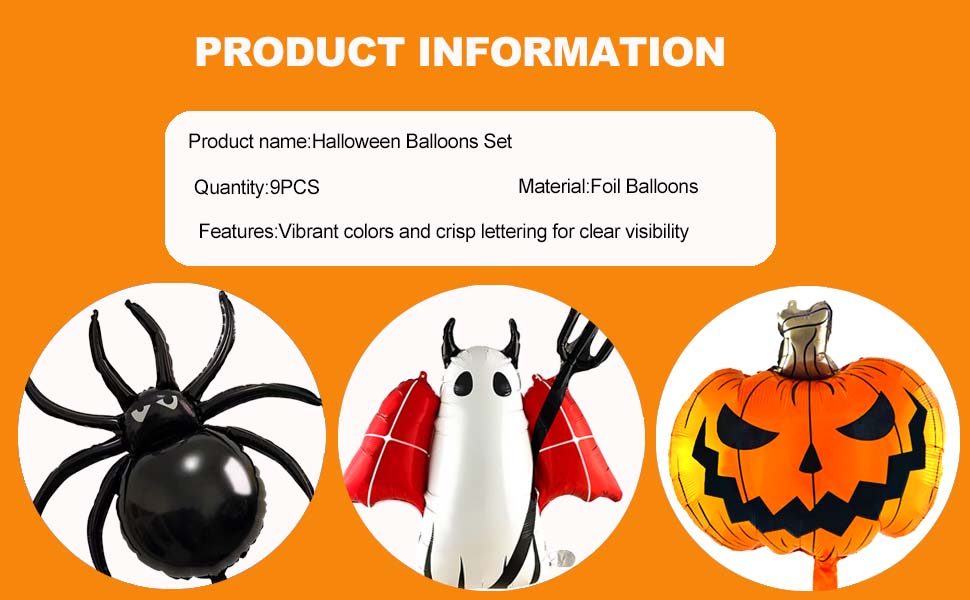 boo balloons