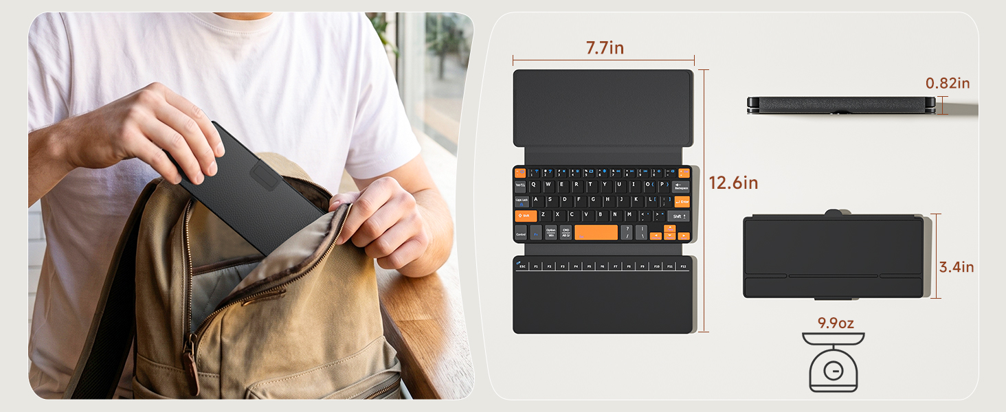 mini wireless keyboard with touchpad