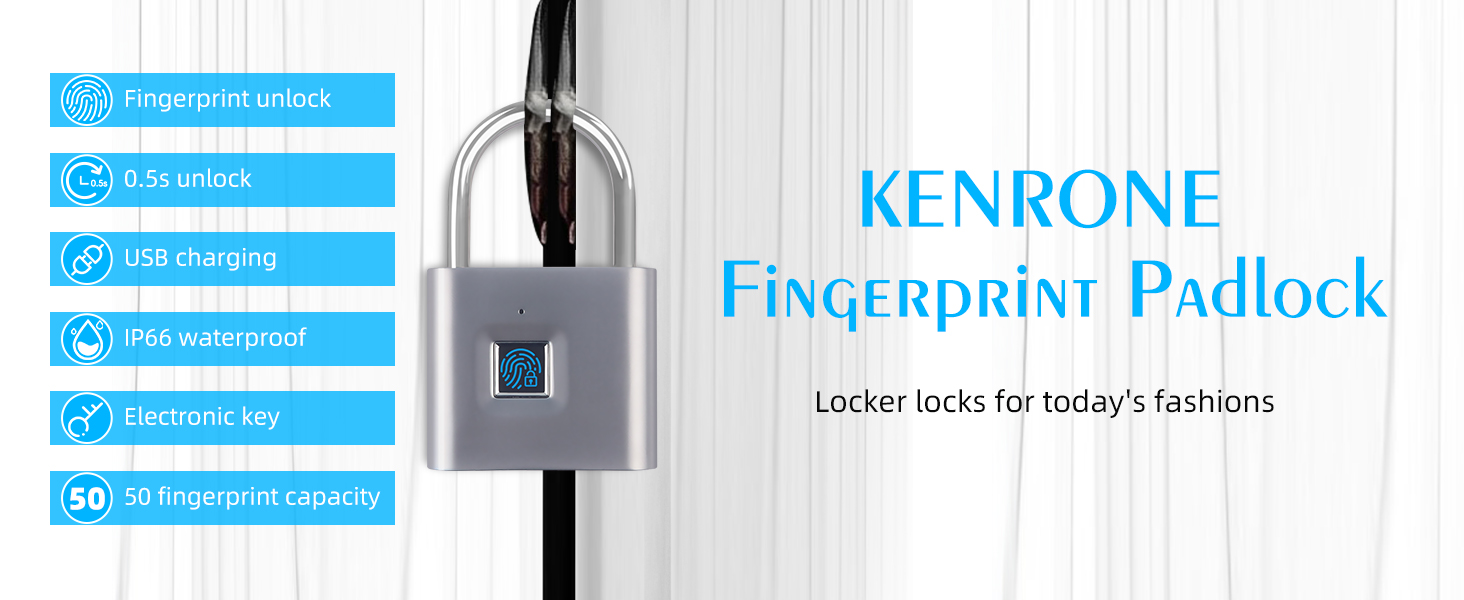 Fingerprint padlock