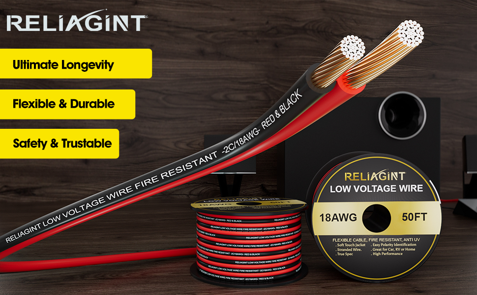 speaker wire, speaker cable, 12 gauge wire, electrical wire, automotive wire, outdoor speaker wire