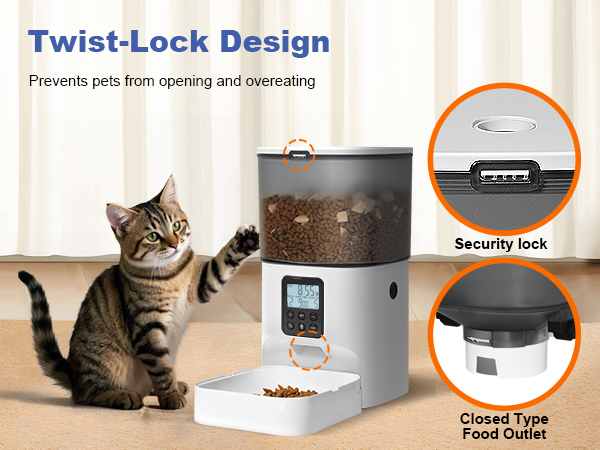 twist-lock design to keep your food fresh
