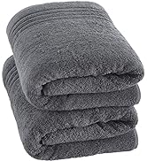 Hammam Linen Jumbo Large Bath Sheets Towels 2 Pack 35 x 70 Inches Soft and Absorbent, Premium Qua...