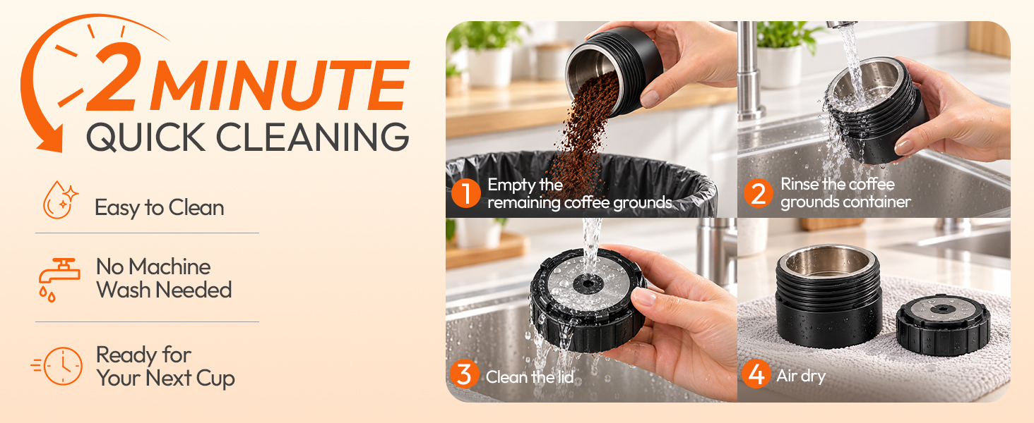 Quick cleaning