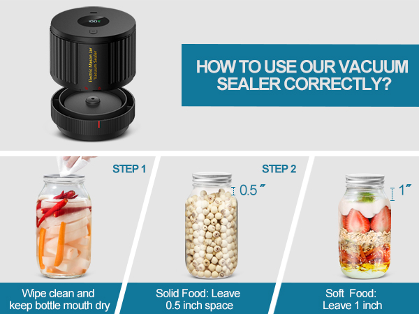 vacuum sealer for jars