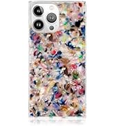 Flaunt Square Protective Case - Compatible with iPhone 15 Pro - Wireless Charging - Stylish Drop ...