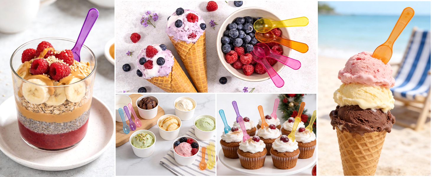 mini disposable spoons small plastic spoons for dessert sample spoons for tasting mini
