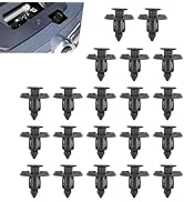CouTunp 20PCS Fender Liner Clips, 8mm Nylon Push Type Retainer Clip, Car Splash Shield Retaining ...