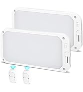 Rvhouse RV Lights Interior, 3 Color RV LED Super Bright Fixture DC12-30V Camper Lights with Stepl...