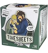 Time Sheet Funny Toilet Paper - Humorous Retirement Gifts for Men & Women - Joke Novelty Toilet R...