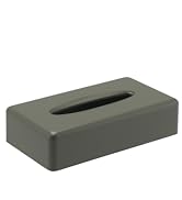 Y-in Hand Tissue Dispenser Box Cover,Rectangular Green Wall Mounted Holder with Bottom, Dryer She...
