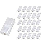 Goege 15 ML Clear Empty Plastic Oval Deodorant Containers Lip Balm Tubes for Lipstick, Crayon,cha...