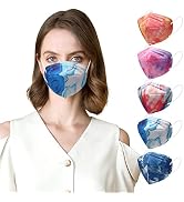 KN95 Face Masks 50 Pack 5-Ply Breathable Safety Respirator Multicolor Cup Dust Disposable KN95 Mask