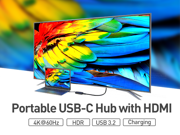 Foldable USB-C Multiport Adapter