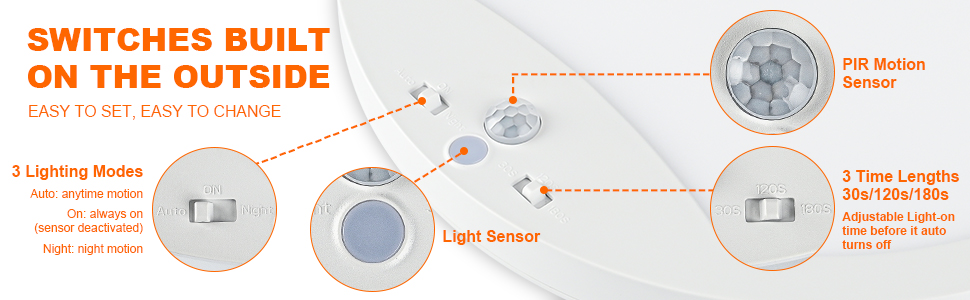motion sensor ceiling lights