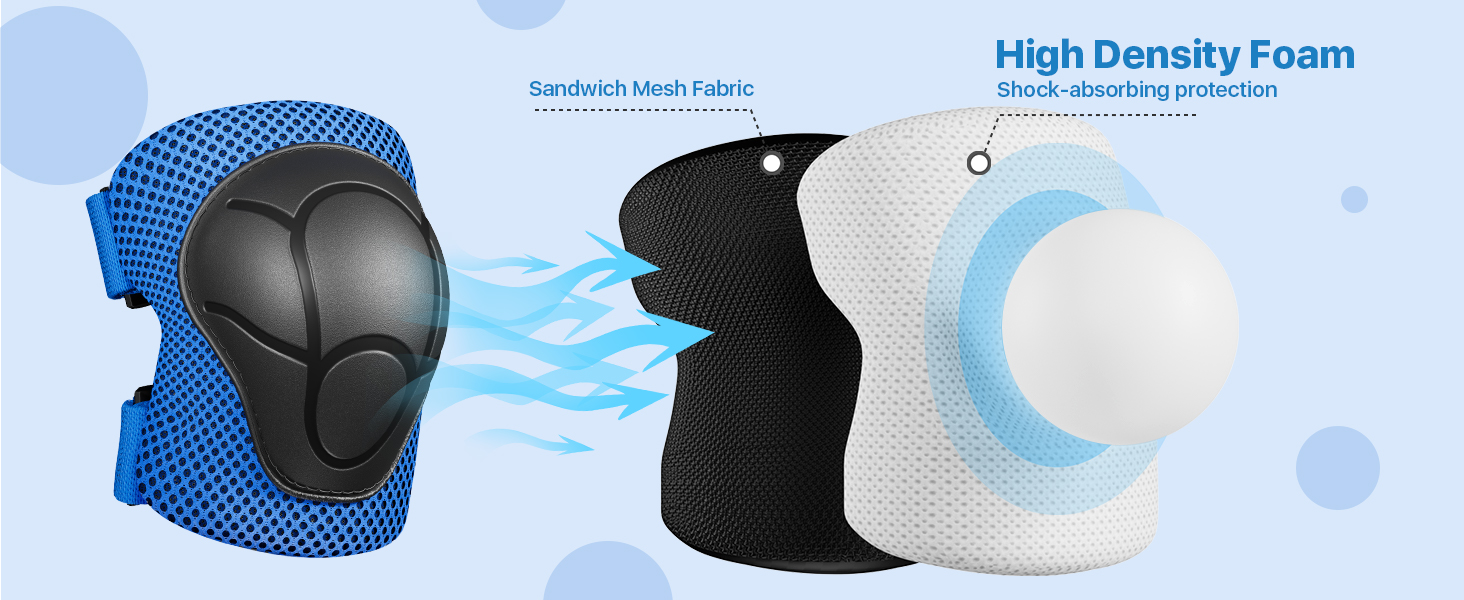 kids knee pads and elbow pads set