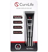 Curvlife Super Strong Nail Glue 15g for Press On Nails - Quick Drying, Semi Solid, Long Lasting, ...