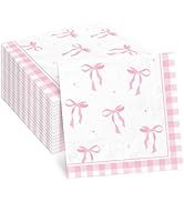 pink bow napkins