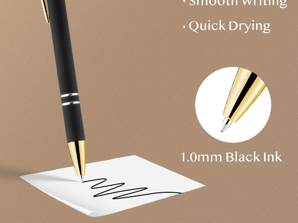 Pens Black Pens Ink Pens Ballpoint Pens Bulk Stylus Pen for Touchscreen Stylus Pen with Stylus Tip