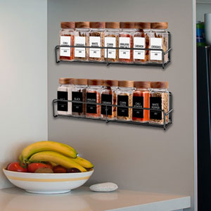 spice jars with shaker lids