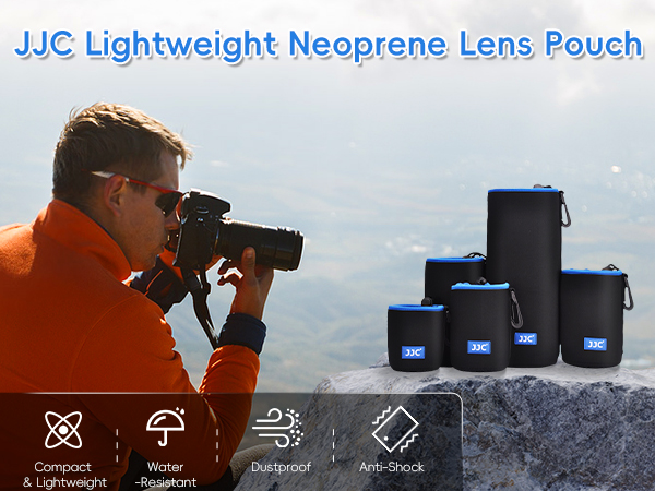 Lightweight Neoprene Lens Pouch
