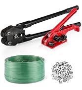 Banding Packaging Pallet Strapping Kit with Strapping Tensioner Tool,Banding Sealer Tool. 5/8?x 8...