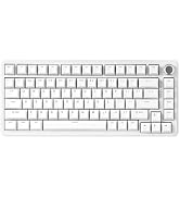 YUNZII B75 Mechanical Keyboard,75% Hot Swappable Keyboard with Knob,RGB Gasket Gaming Keyboard wi...