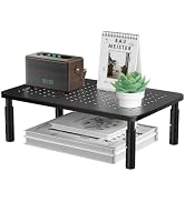 WALI Desk Organizer, 1 Tier Computer Monitor Stand for Desk, Desk Monitor Riser 3 Height Adjustab...