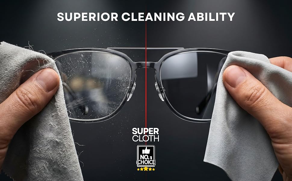 Super-Cloth Glasses Cleaning Cloths