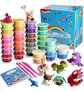 Modeling Clay Kit - 36 Colors Magic Air Dry Ultra Light Clay, Safe & Non-Toxic, Great Toy Gift fo...