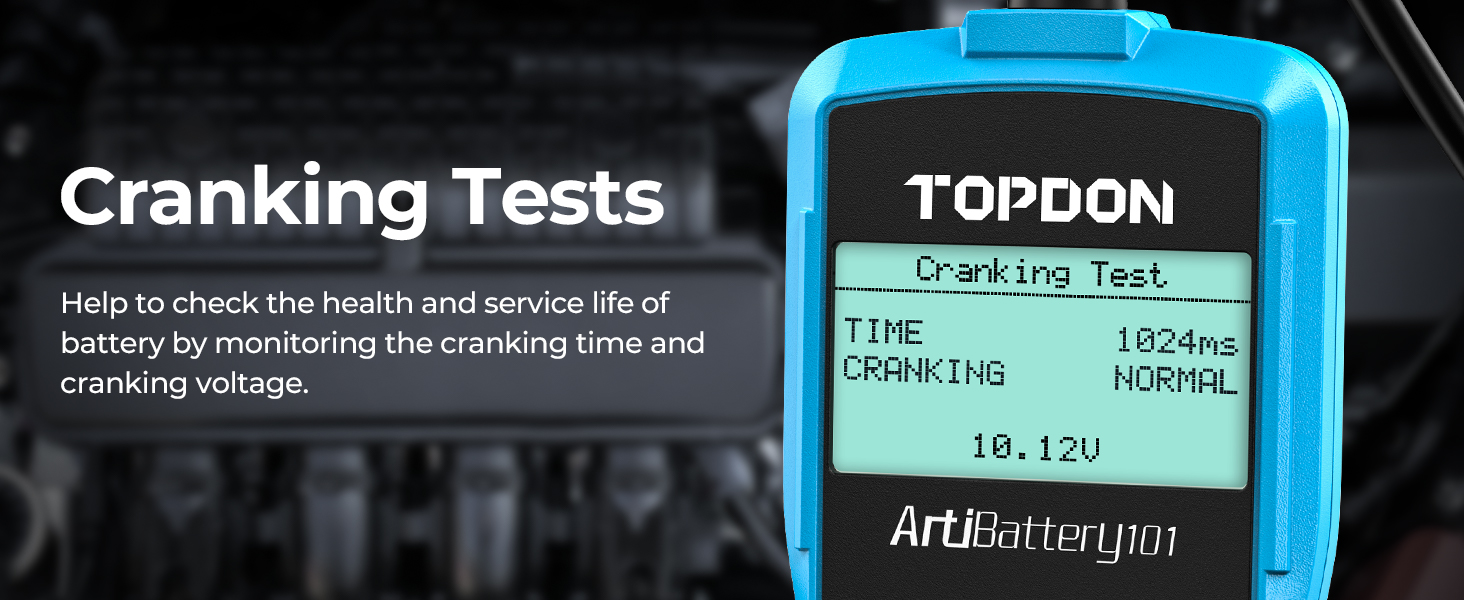 automotive battery tester