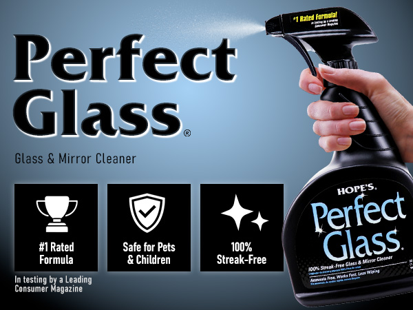 Glass cleaner window spray mirror shine streak free surface smudge remover crystal clear home