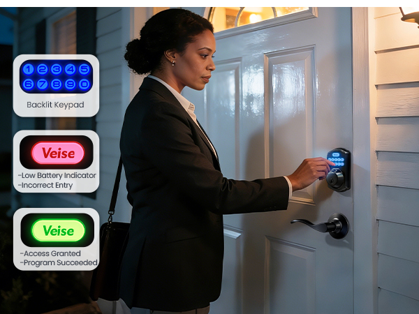 digital door lock with keypad set