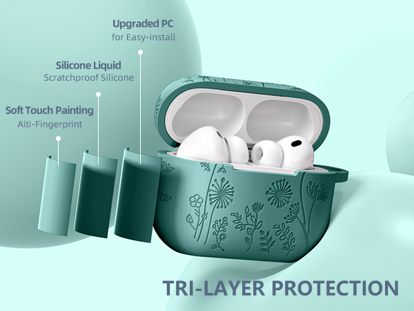 soft silicone airpods pro 3 case