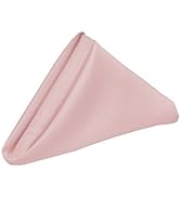 Your Chair Covers - 20 Inch Square Premium Polyester Cloth Napkins. Oversized, Double Folded and ...